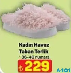 JUNO KADIN HAVUZ TABAN TERLİK fiyat ve kampanya bilgisi